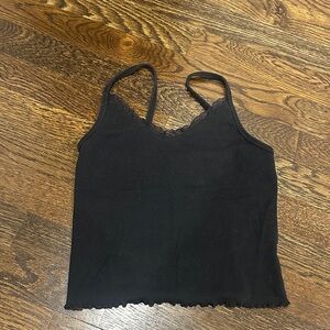 Black Lace Tank Top